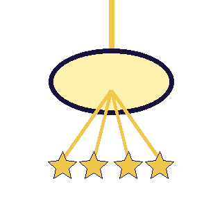 sparkly chandelier